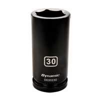 Metric Socket, Impact, 33 mm, 3/4" Drive, 6 Points, Deep OSI Industrial Sales