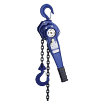 Lever Hoist with 3' Chain, 3' Lift, 500 lbs. (0.25 tons) Capacity OSI Industrial Sales