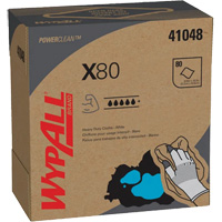 WypAll&reg; X80 Extended Use Cloths, Heavy-Duty, 16-4/5" L x 9" W OSI Industrial Sales