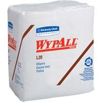 WypAll&reg; L20 Single-Use Towels, All-Purpose, 12-1/2" L x 12" W OSI Industrial Sales