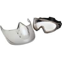 Lunettes de s&eacute;curit&eacute; Capstone Shield avec &eacute;cran facial amovible, Lentille Transparent, Antibu&eacute;e, Ventilation Directe/Ferm&eacute; OSI Industrial Sales