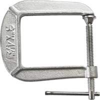 Light-Duty C-Clamp, 3" (76 mm) Capacity, 4-1/2" (114 mm) Throat Depth OSI Industrial Sales