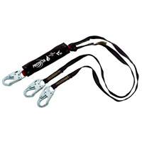 PRO Shock-Absorbing Lanyard, 6', Snap Hook Center, Snap Hook Leg Ends, Kevlar&reg; OSI Industrial Sales