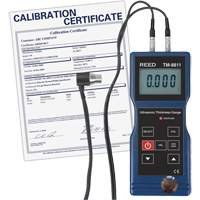 Thickness Gauge with ISO Certificate, Digital Display, Ultrasound, 0.05" to 7.9" (1.5 mm to 200 mm) Range OSI Industrial Sales