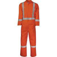 Westex UltraSoft&reg; Unlined Contractor Coveralls, Size 2X-Large, Orange, 8.7 cal/cm² OSI Industrial Sales