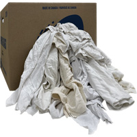 Wiper Rags Box, Ganzie, White, 20 lbs. OSI Industrial Sales