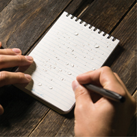 Pocket Top-Spiral Notebook, Soft Cover, Yellow, 100 Pages, 4" W x 6" L OSI Industrial Sales