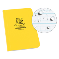Memo Book, Soft Cover, Yellow, 112 Pages, 3-1/2" W x 5" L OSI Industrial Sales