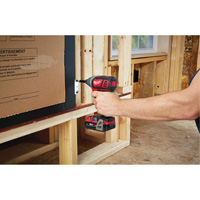 M18 Cordless Hex Impact Driver Kit, 1/4", 1500 in-lbs Max. Torque, 18 V, Lithium-Ion OSI Industrial Sales