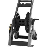 Foldable Hose Reel Cart, 175', Aluminum/Poly-Plastic OSI Industrial Sales