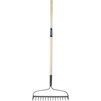 Heavy-Duty Bow Rake, Wood Handle, 58" L, 15" Blade, 15 Tines OSI Industrial Sales