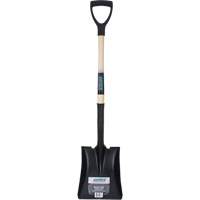Square Point Shovel, Hardwood, Tempered Steel Blade, D-Grip Handle, 29" Long OSI Industrial Sales