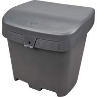 Salt & Sand Storage Bins, With Hasp, 21" x 27" x 26", 4.24 cu. ft., Grey OSI Industrial Sales