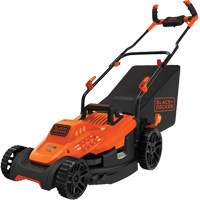 Lawn Mower with Comfort Grip Handle, Push Walk-Behind, Electric, 15" Cutting Width OSI Industrial Sales