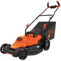 Lawn Mower with Comfort Grip Handle, Push Walk-Behind, Electric, 17" Cutting Width OSI Industrial Sales