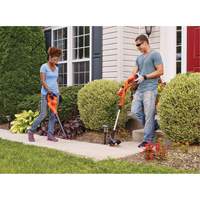 Max* String Trimmer/Edger & Hard Surface Sweeper Combo Kit, 10", Battery Powered, 20 V OSI Industrial Sales
