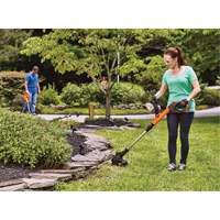 Max* Cordless 2-Speed String Trimmer/Edger Kit, 12", Battery Powered, 20 V OSI Industrial Sales