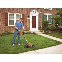 3-in-1 Compact Mower, Push Walk-Behind, Electric, 12" Cutting Width OSI Industrial Sales