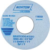 Meule vitrifi&eacute;e, type 01, C&eacute;ramique d'alumine, 14" x 1-1/2" OSI Industrial Sales