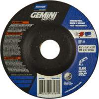 Grinding Wheel, 4-1/2" x 1/4", 7/8" Arbor, Aluminum Oxide, Type 27 OSI Industrial Sales