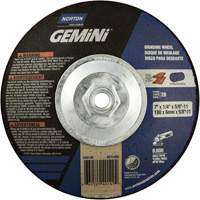 Meule soucoupes Gemini, 7" x 1/4", Arbre 5/8"-11, Oxyde d'aluminium, Type 28 OSI Industrial Sales