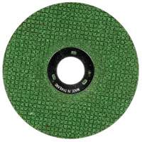 Meule flexible Green Corps, 4-1/2" x 1/8", Arbre 7/8", C&eacute;ramique, Type 27 OSI Industrial Sales