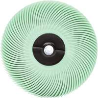 Scotch-Brite Radial Bristle Disc, Aluminum Oxide, 1 Micron Grit, 3" Dia. OSI Industrial Sales