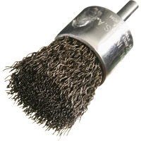 Crimped Wire End Brushes, 3/4", 0.014" Fill, 1/4" Shank OSI Industrial Sales