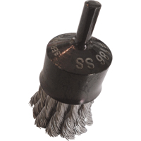 Brosses mont&eacute;es &agrave; fils nou&eacute;s, 1" dia., dia. Des fils 0,014", Tige 1/4" OSI Industrial Sales