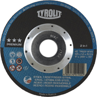 Premium 2 In 1 Thincut Cut-Off Wheel, 4-1/2" x 0.045", 7/8" Arbor, Type 27, Aluminum Oxide, 13300 RPM OSI Industrial Sales