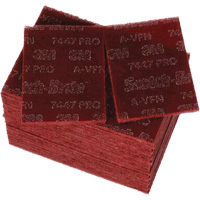 Scotch-Brite 7447 Hand Pads, Aluminum Oxide, 9" x 6", Very Fine Grit OSI Industrial Sales