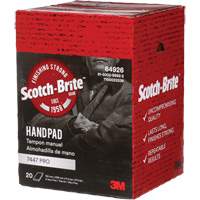 Scotch-Brite 7447 Hand Pads, Aluminum Oxide, 9" x 6", Very Fine Grit OSI Industrial Sales