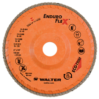Disques &agrave; lamelles Enduro-Flex, 6" x 7/8", Type 27, Grain 40, Zirconium OSI Industrial Sales