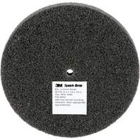 Scotch-Brite EXL Unitized Wheel, 5" x 1/2", 1/4" Arbor, Fine Grit, Silicon Carbide OSI Industrial Sales