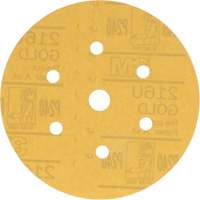 Disque de ponçage antipoussi&egrave;re Hookit, dia 6", Grain P240, Oxyde d'aluminium, Poids A OSI Industrial Sales