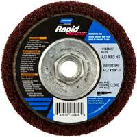 Rapid Blend Non-Woven Depressed Center Abrasive Disc, 4-1/2" Dia., 150-180 Grit, Aluminum Oxide OSI Industrial Sales