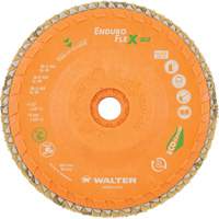 Disque &agrave; lamelles vissable Enduro-Flex Alu, 4-1/2" x 5/8"-11, Type 27, Grain 40, Alumine de zirconium OSI Industrial Sales