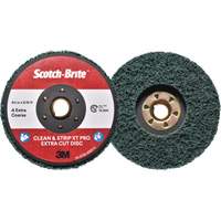 Scotch-Brite Clean & Strip XT Pro Extra Cut Disc, 4-1/2" Dia., Extra Coarse Grit, Aluminum Oxide OSI Industrial Sales