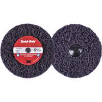 Scotch-Brite Roloc+ Clean & Strip XT Pro Disc, 4" Dia., Extra Coarse Grit, Silicon Carbide OSI Industrial Sales
