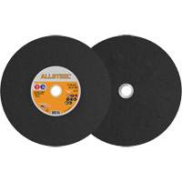 Meule pour scie &agrave; tronçonner AllSteel, 14" x 1/8", Arbre de 25/32", Type 1, Oxyde d'aluminium, 5400 Tr/min OSI Industrial Sales