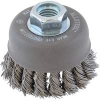 Brosse m&eacute;tallique AllSteel, 3" dia. x 5/8"-11 arbre OSI Industrial Sales