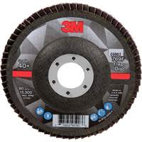 769F Quick Change Flap Disc, 4-1/2" x 7/8", Type 27, 40+ Grit, Ceramic OSI Industrial Sales
