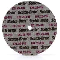 Scotch-Brite EXL Unitized Wheel, 6" x 1/4", 1/4" Arbor, Fine Grit, Silicon Carbide OSI Industrial Sales