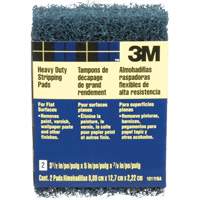 Heavy-Duty Stripping Pads, Aluminum Oxide, 3-1/2" x 5", Coarse Grit OSI Industrial Sales