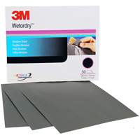 Feuille abrasive Wetordry, 9" x 11", Grain P220, Oxyde d'aluminium OSI Industrial Sales