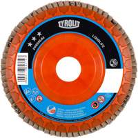 Premium LongLife Flap Disc, 4-1/2" x 7/8", Type 27, 120 Grit, Zirconium OSI Industrial Sales