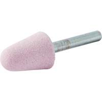 Meule mont&eacute;e vitrifi&eacute;e, A5, Oxyde d'aluminium, 3/4" dia., 1-1/8" lo, 80 Grain OSI Industrial Sales