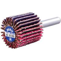 Shank Mounted Mini Flap Wheel, Ceramic Alumina, 40 Grit, 1" x 1" x 1/4" OSI Industrial Sales