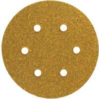 Gold Reserve A296 Paper Hook & Loop Vacuum Disc, 5" Dia., P220/Fine Grit, Aluminum Oxide, C-Weight OSI Industrial Sales