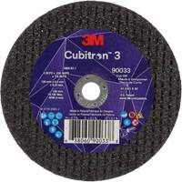 Cubitron 3 Cut-Off Wheel, 4" x 0.035", 3/8" Arbor, Type T1, Ceramic, 21000 RPM OSI Industrial Sales